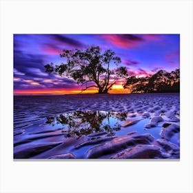 Sand Ripples Canvas Print