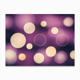 Abstract Bokeh 1 Canvas Print