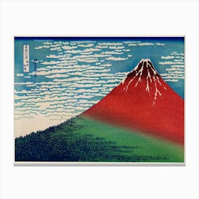 Fuji Mountains In Clear Weather Canvas Print