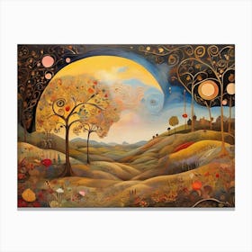 Moonscape Canvas Print