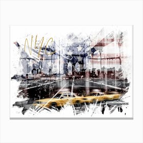 City Art NYC Composing Canvas Print