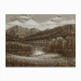 Mountain Scene  Canvas Print