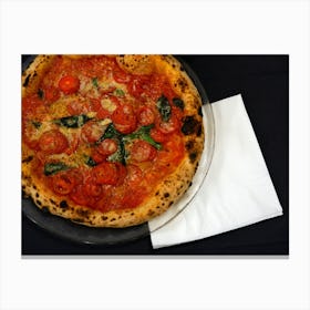 Real Italian Pizza Food Naples Kitchen Photography italy italia italian photo photography art travel Canvas Print