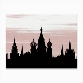 Moscow Skyline Canvas Print