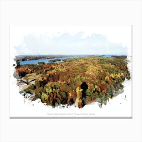 Thousand Islands National Park, Thousand Islands, Canada Canvas Print