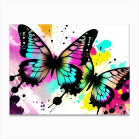 Colorful Butterflies 132 Canvas Print