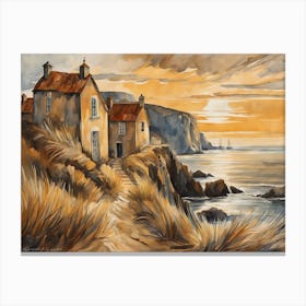 European Coastal Painting (95) Canvas Print