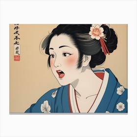 Geisha Canvas Print