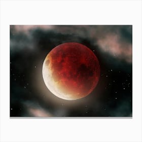 Blood Moon Canvas Print