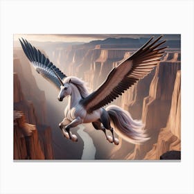 Magical Unifalcon Fantasy Canvas Print