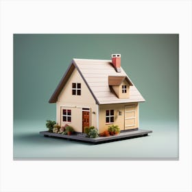 Miniature House 2 Canvas Print