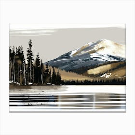 Mountain Lake 1 Canvas Print