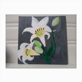 Lily Painting Canvas Print