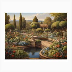 Garden In The Sun Canvas Print