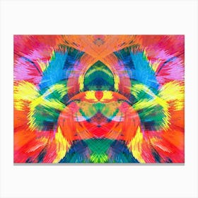 Psychedelic Abstract Painting 4 Canvas Print