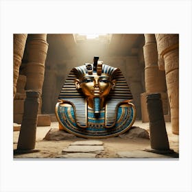 Pharaoh Mask 3 Canvas Print