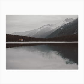 House On Lake Canvas Print