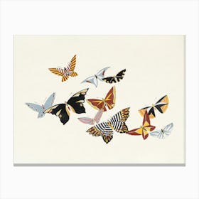 Vintage Butterflies Canvas Print