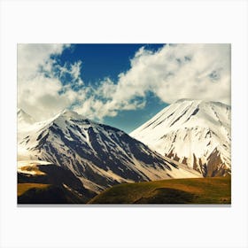 Snowy Mountains Canvas Print