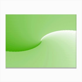 Green Abstract Original Canvas Print