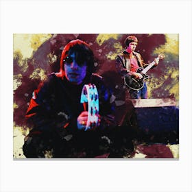 Smudge Liam Gallagher And Noel Gallagher Oasis Canvas Print