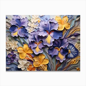 Irises 4 Canvas Print
