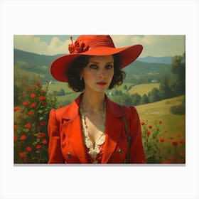 Red Hat Canvas Print