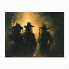 Contemporary Artwork Inspired By Rembrandt Van Rijn 3 Canvas Print