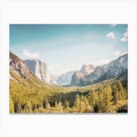 Sunny Yosemite Day Canvas Print