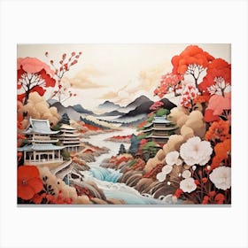 Japanese Nature Wall Art Canvas Print