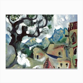 House In The Mountains by Pablo Picasso Canvas Print