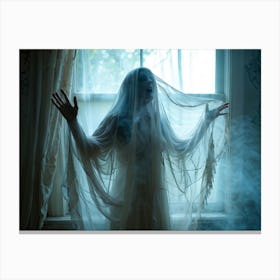 Ghostly Woman Canvas Print