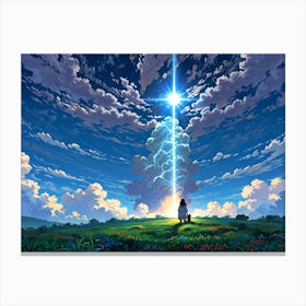 Light In The Sky Canvas Print