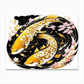 Koi Fish Canvas Print