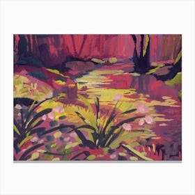 Red Pond Canvas Print