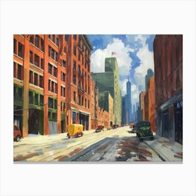 Contemporary Artwork Inspired By Edward Hopper 6 Canvas Print