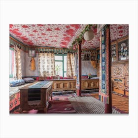 Tibetan Interior Canvas Print