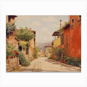 Street In Italy Canvas Print