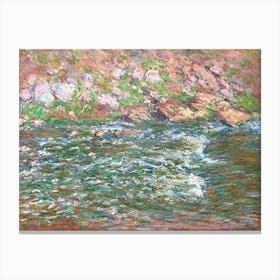 Rapids On The Petite Creuse At Fresselines (1889), Claude Monet Canvas Print