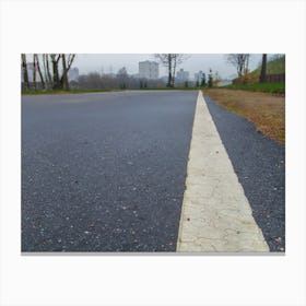 Asphalt Road Canvas Print