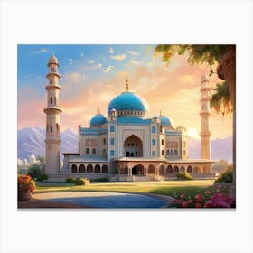 Islamic Mosque 15 Canvas Print