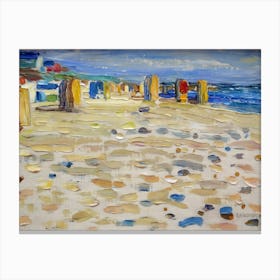 Wassily Kandinsky Beach Huts Canvas Print