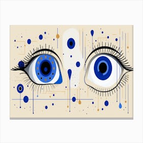 Eyes Of The Future Canvas Print