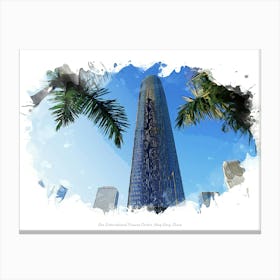 One International Finance Centre, Hong Kong, China Canvas Print