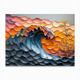 Ocean Wave 1 Canvas Print