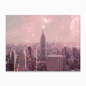 Stardust Covering NY in Canvas Print