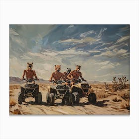 Four Wheelers Of The Apocalypse 1 Fy H Canvas Print