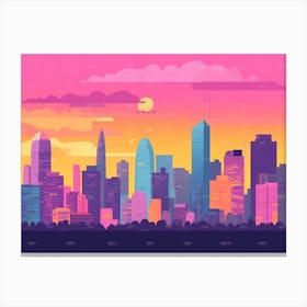 Singapore Skyline Canvas Print