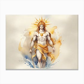 Apollo, God Of Sun 3 Canvas Print