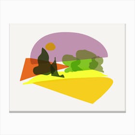 Abstract Landscape Canvas Print